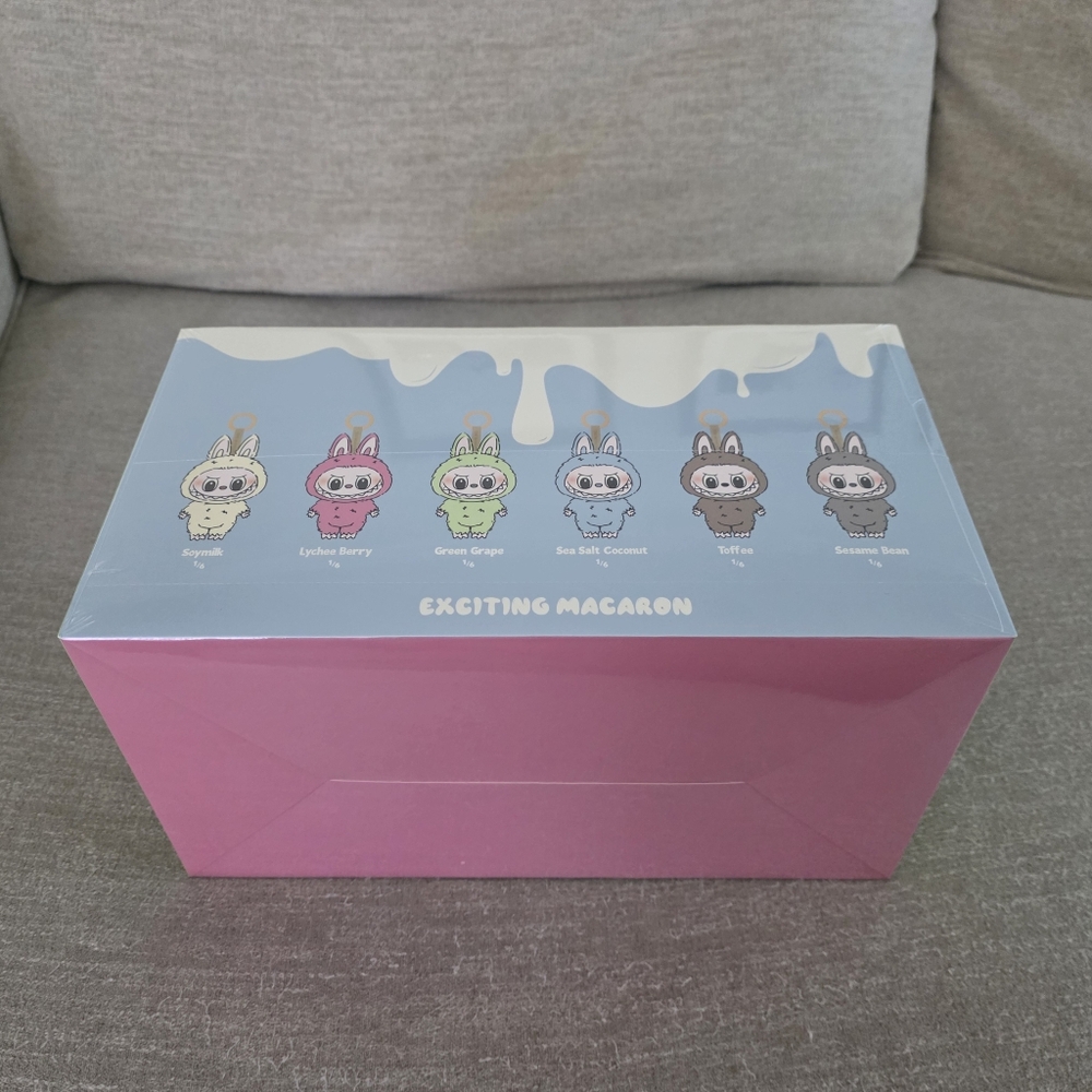 🩷🩵Authentic Pop Mart, The Monsters Exciting Macaron Full Sealed Set of 6 - Picture 5 of 11